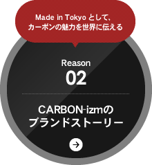 Made in Tokyo として、カーボンの魅力を世界に伝える Reason02 CARBON-izmのブランドストーリー